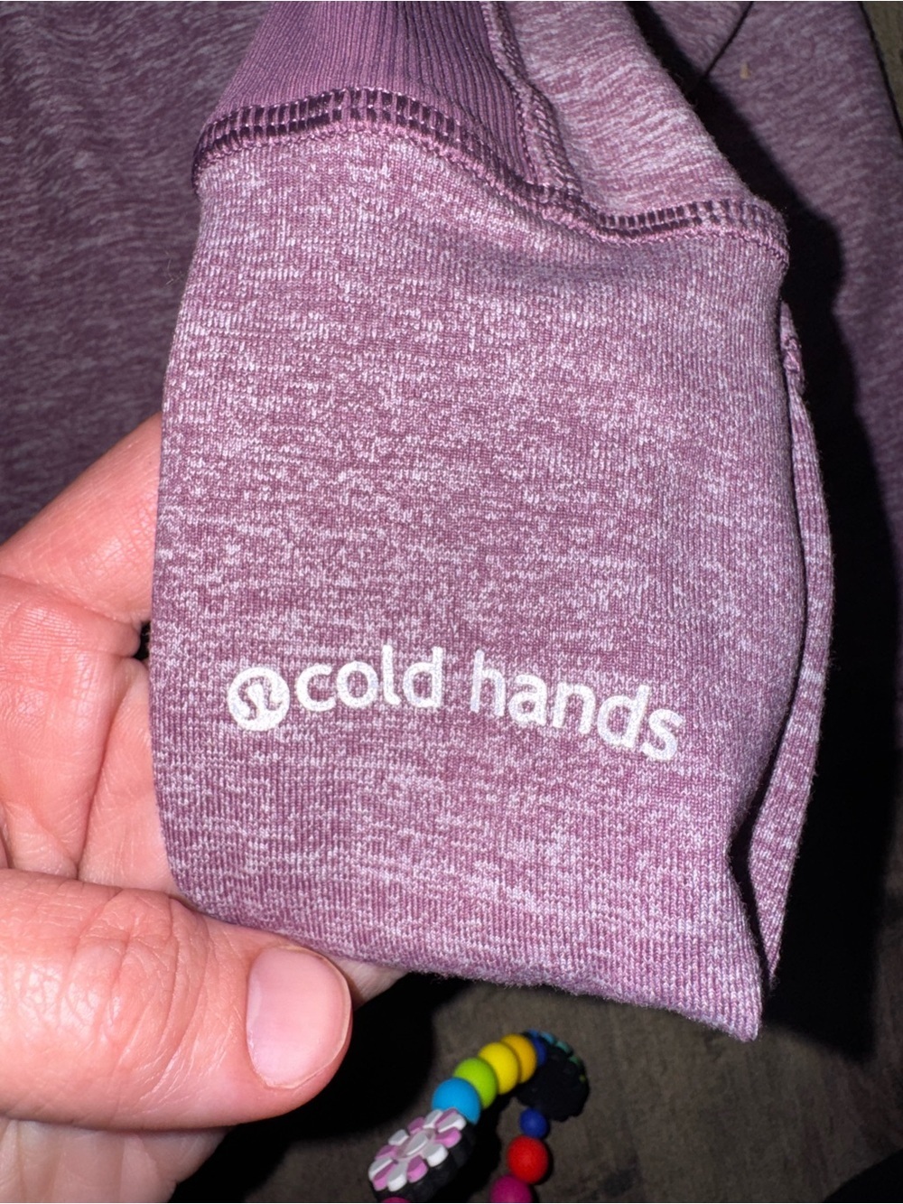 Lululemon Base Runner Half Zip Cold Hands Warm Heart Bordeaux Plum Sz 6 - Picture 5 of 13